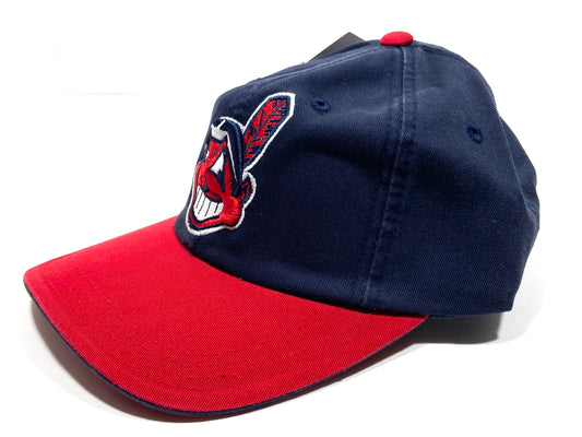 Cleveland Indians Vintage MLB Classic Home Wahoo Hat by Logo Athletic