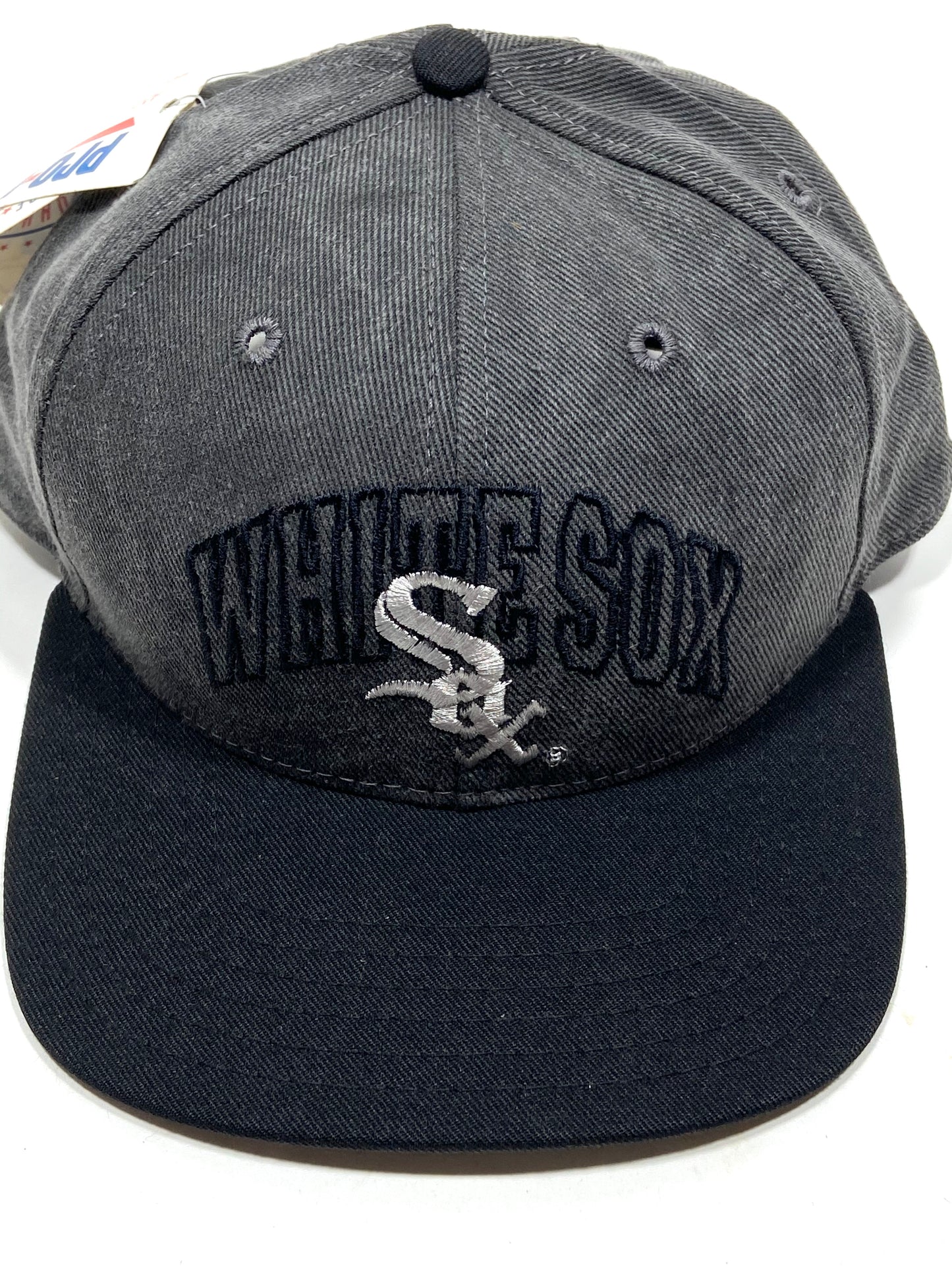 Chicago White Sox Vintage MLB Gray "Sox" Snapback by Pro-Line (Annco)