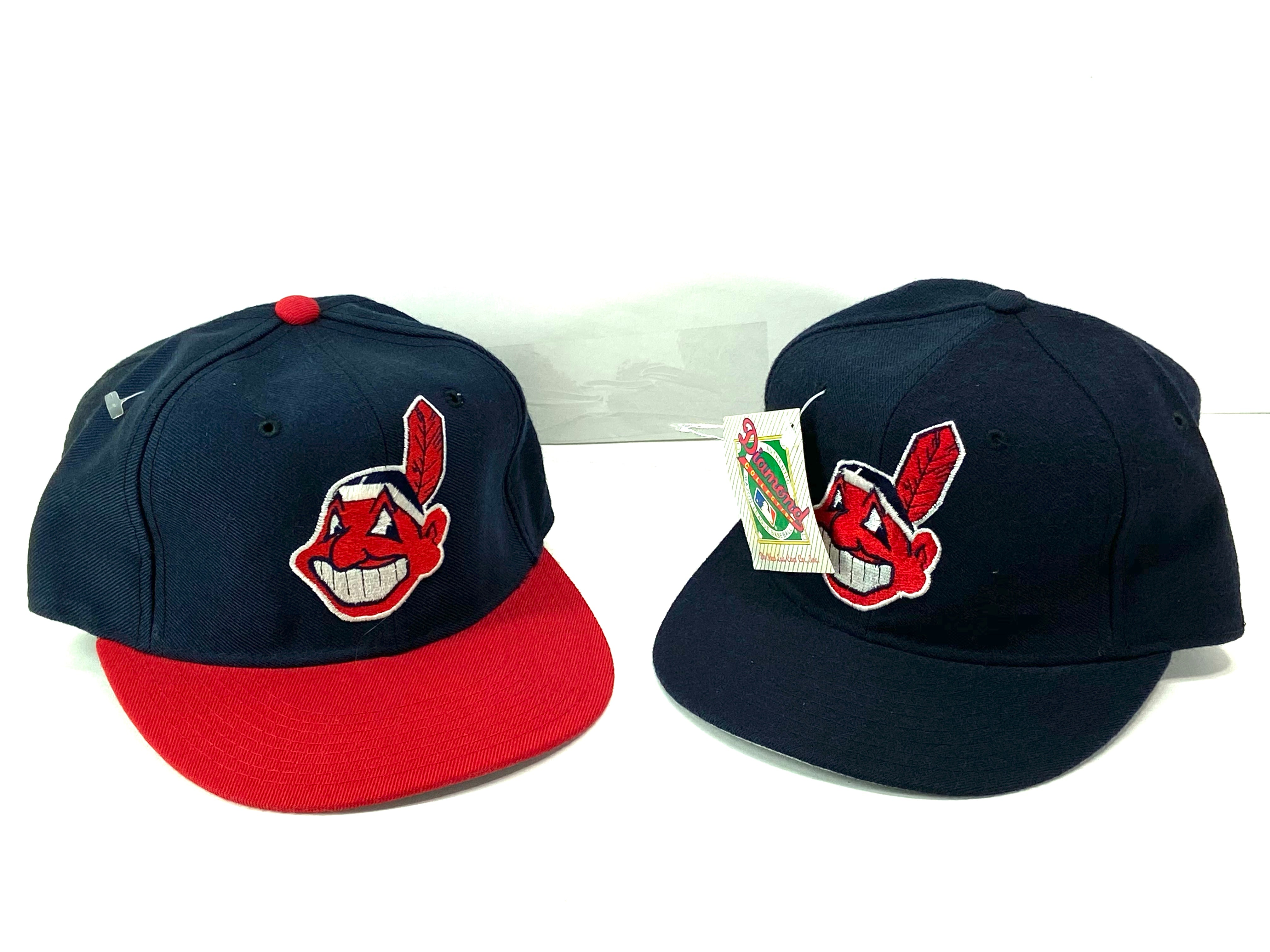 Cleveland Indians Vintage MLB Fitted 100% Wool Cap By New Era