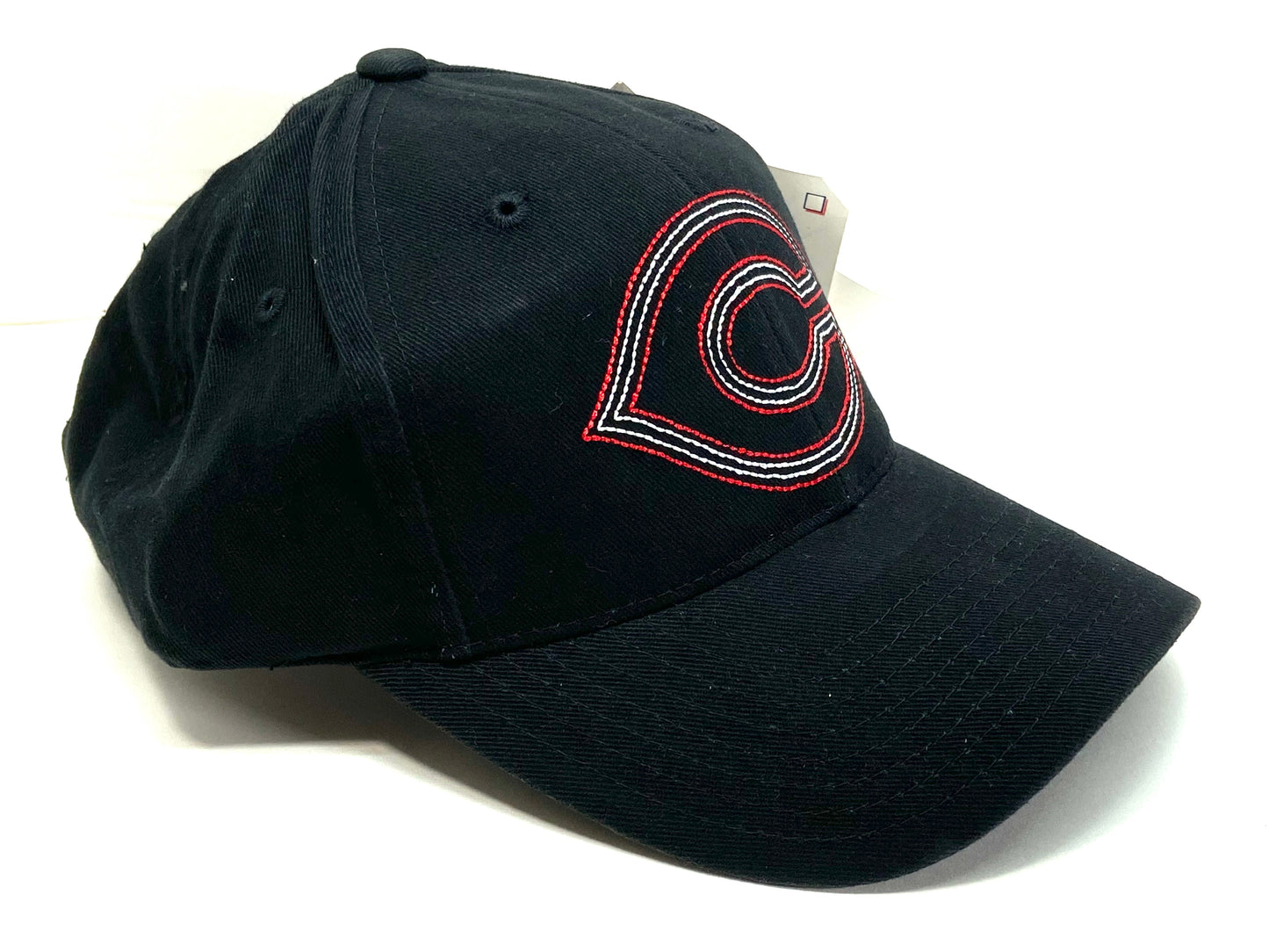 Cincinnati Reds Vintage MLB Black "Stitched" C Cap by American Needle