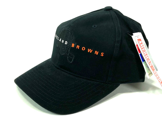 Cleveland Browns Vintage NFL Black Cotton Snapback by American Needle