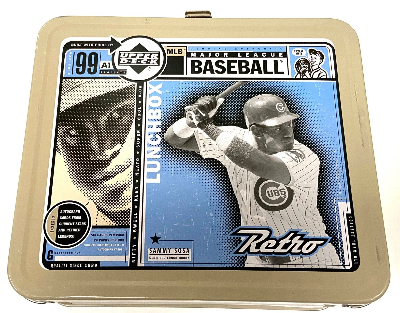 Sammy Sosa 1999 Chicago Cubs Card Storage Box Used by Upper Deck – Jeff's  Vintage Treasure
