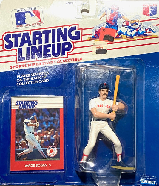 Wade Boggs 1988 Boston Red Sox MLB Starting Lineup Figurine and Player Card by Kenner