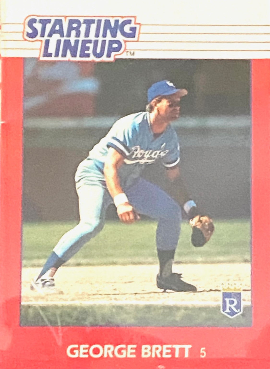 George Brett 1988 Kansas City Royals MLB Starting Lineup Figurine and Player Card by Kenner