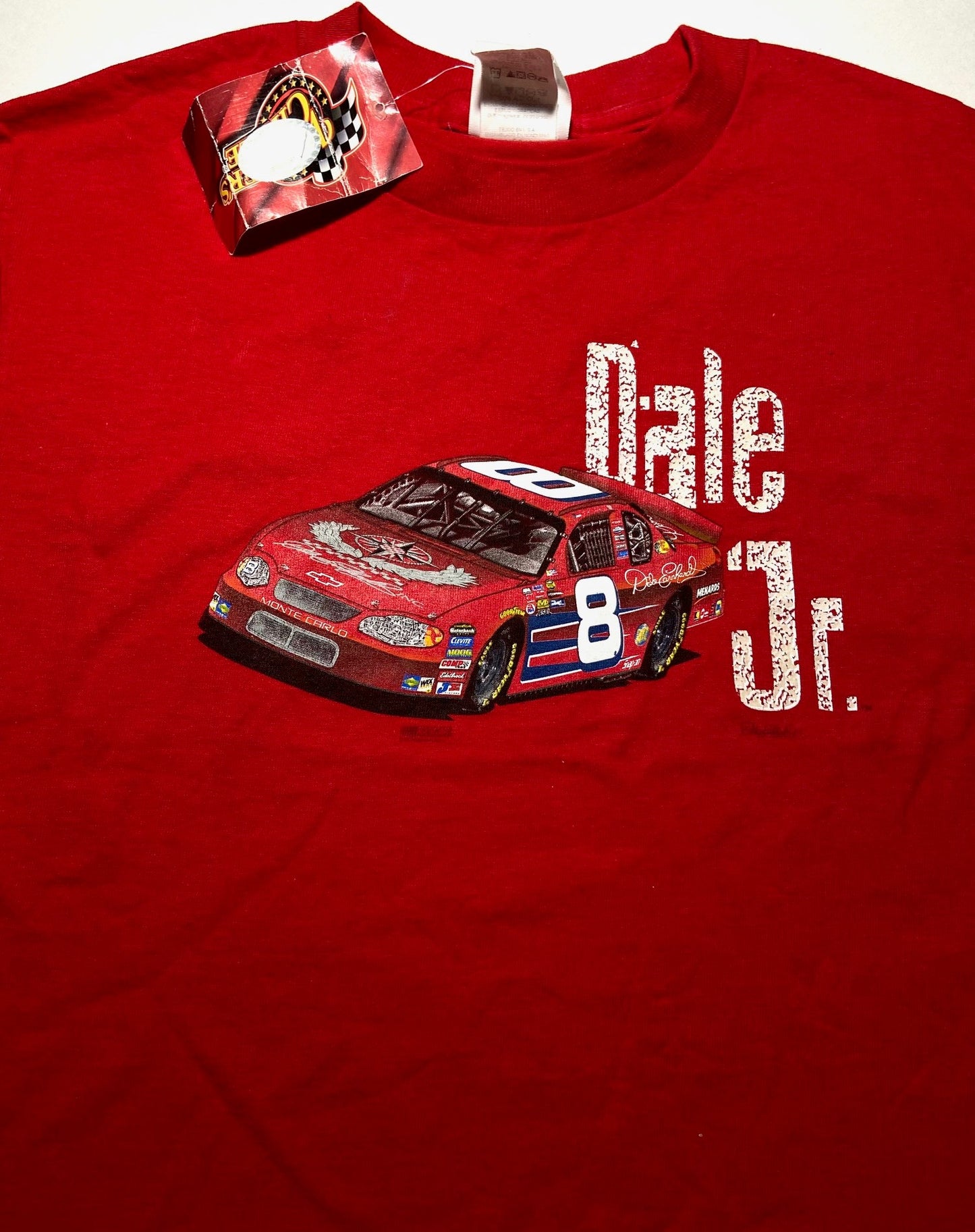 Dale Earnhardt, Jr. 2004 NASCAR Youth Medium (10-12) Red T-Shirt NOS by CSA