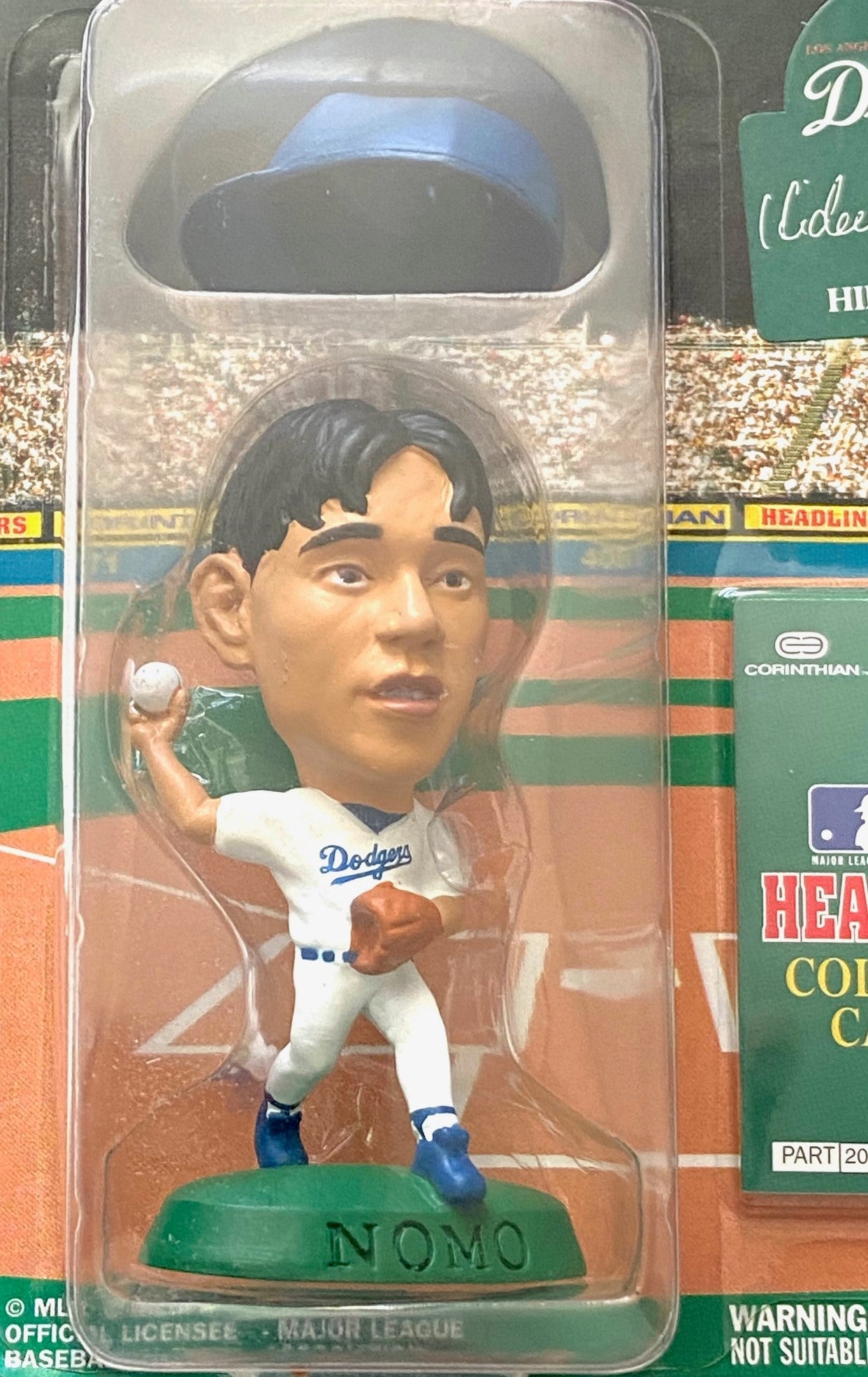Hideo Nomo 1996 MLB Los Angeles Dodgers Headliner Figurine by Corinthian