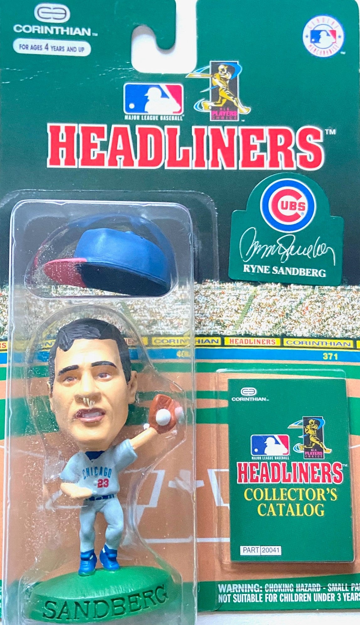 Ryne Sandberg 1996 MLB Chicago Cubs Headliner Figurine by Corinthian