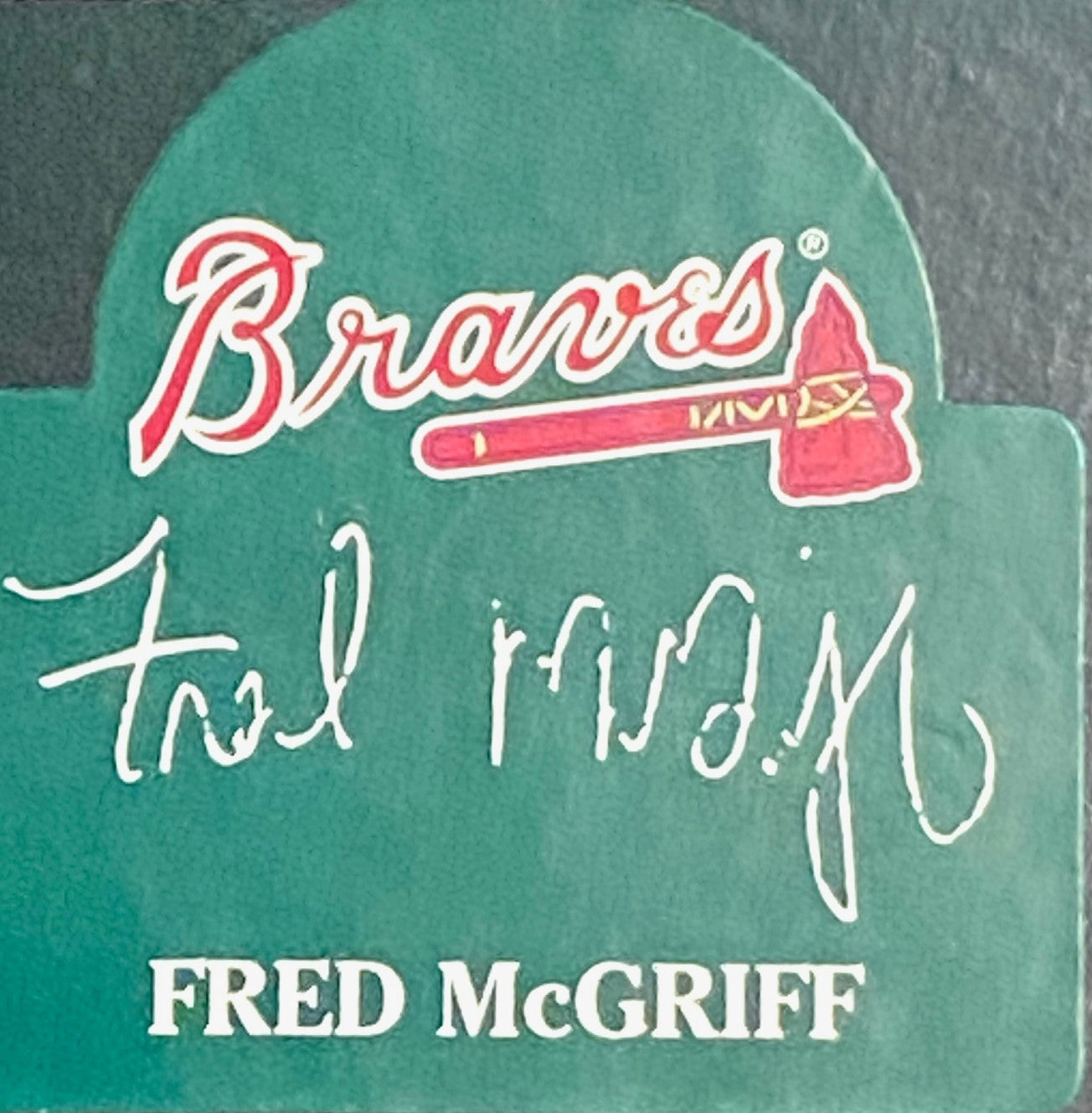 Fred McGriff 1996 MLB Atlanta Braves Headliner Figurine by Corinthian