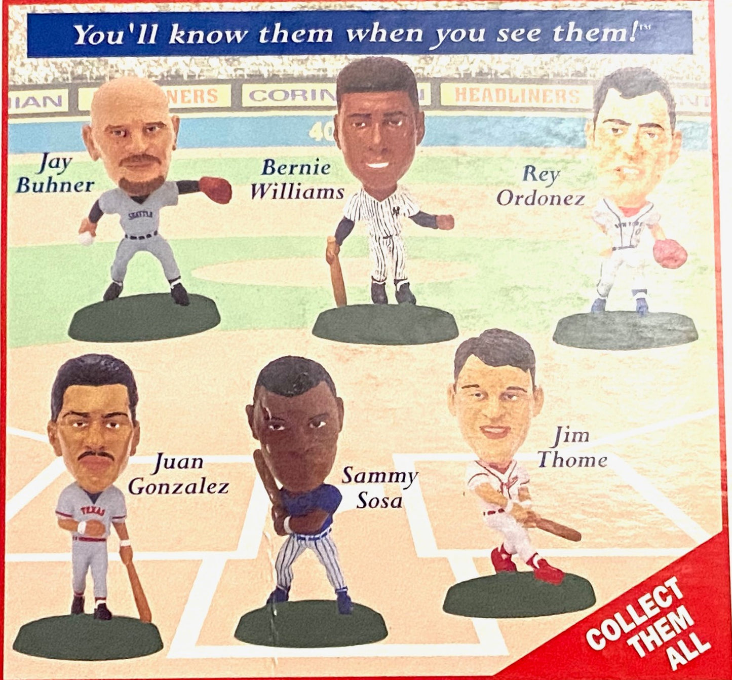 Eric Karros 1998 MLB Los Angeles Dodgers Headliner Figurine by Corinthian