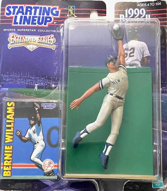Bernie Williams 1999 MLB New York Yankees Starting Lineup Figurine by Hasbro