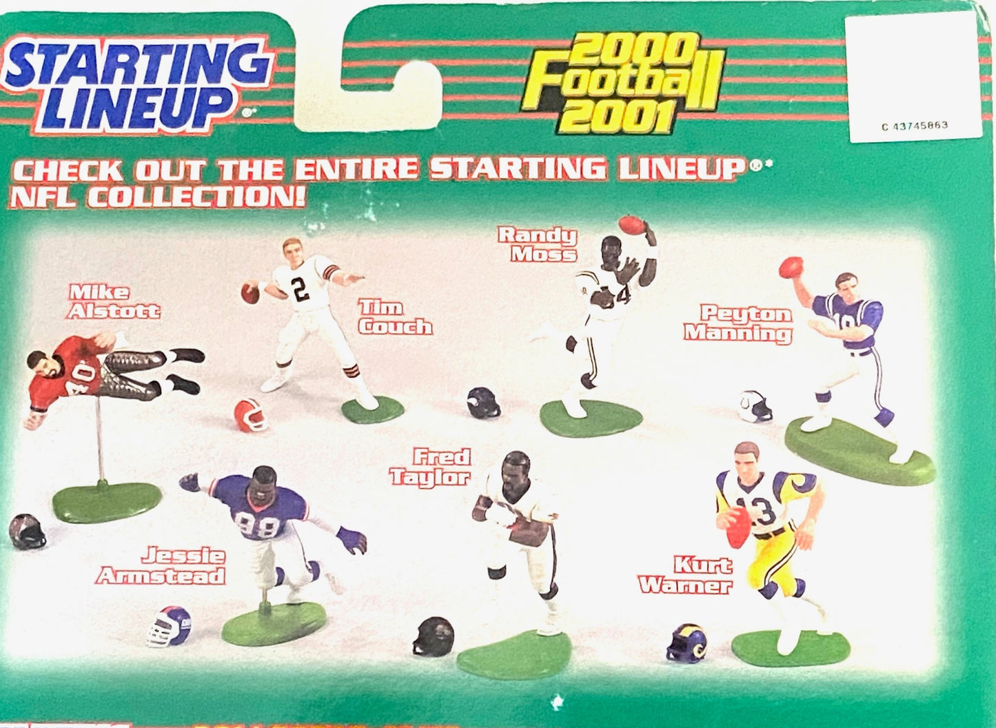 Takeo Spikes 2000-01 NFL Cincinnati Bengals Starting Lineup Figurine (New) by Hasbro