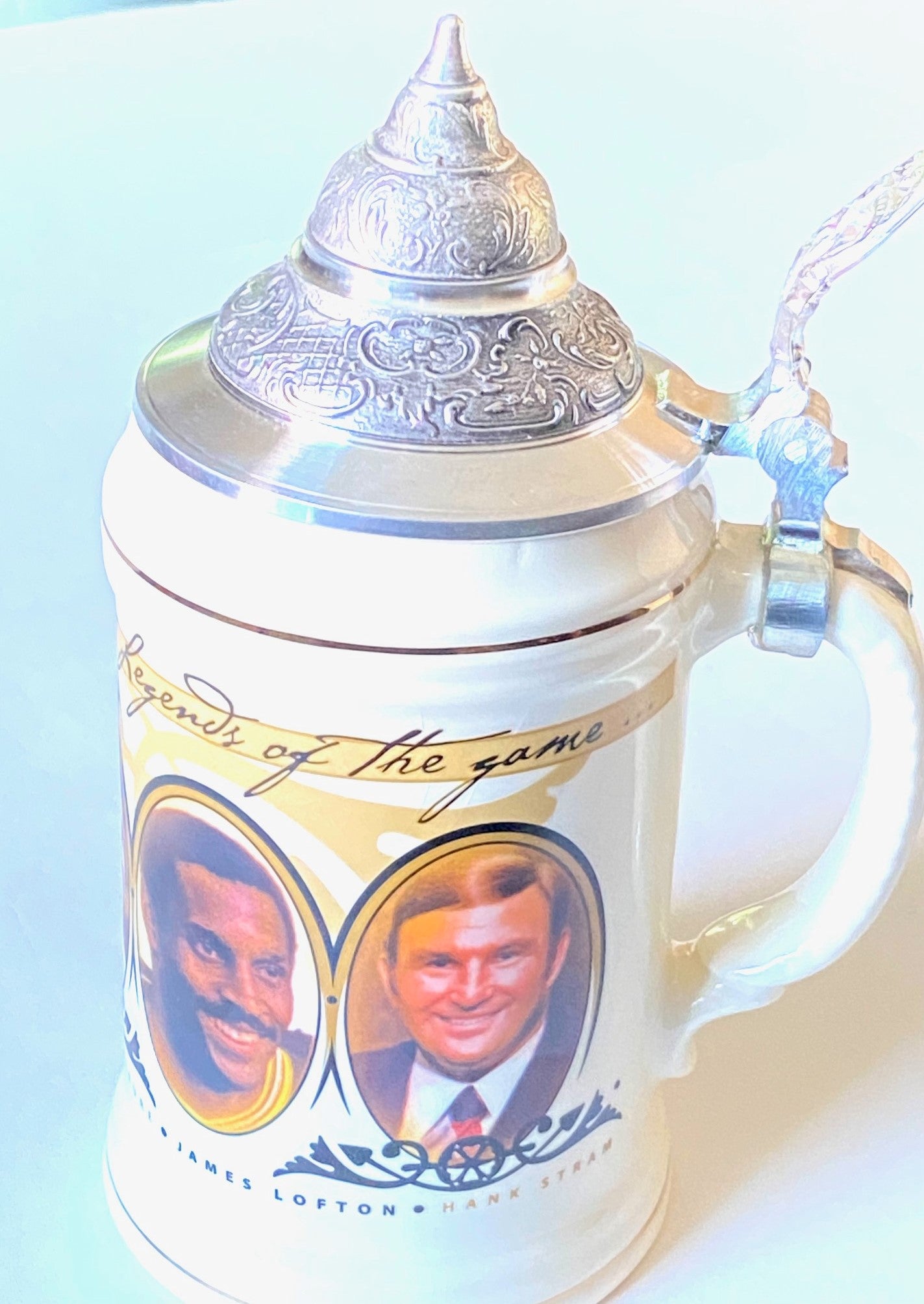 NFL 2003 Hall of Fame 8 3/4" Legends of the Game Stein (Used) by National City Bank/Armada Funds
