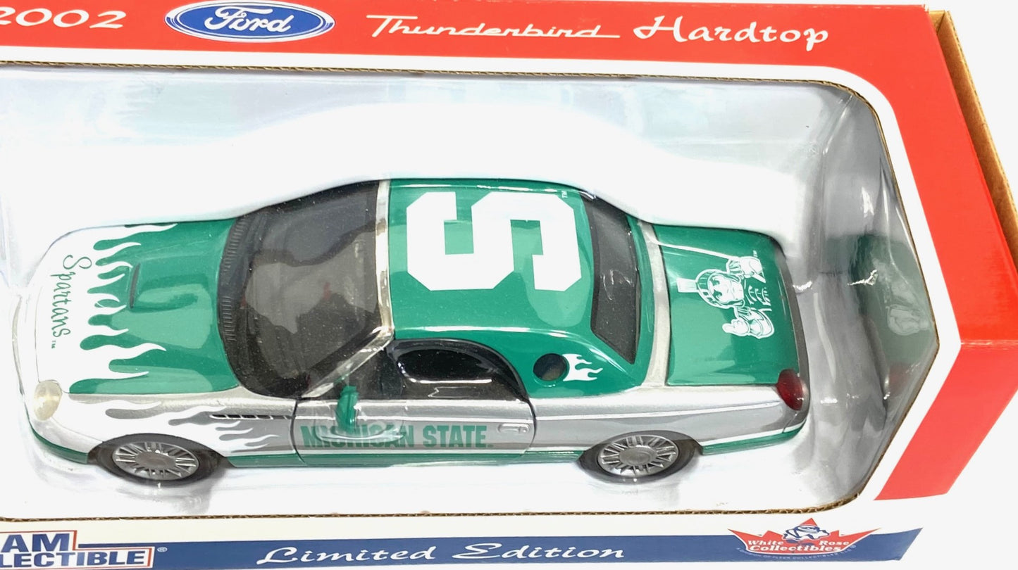 Michigan State Spartans Vintage 2002 NCAA 1:24 Ford Thunderbird by White Rose Collectibles