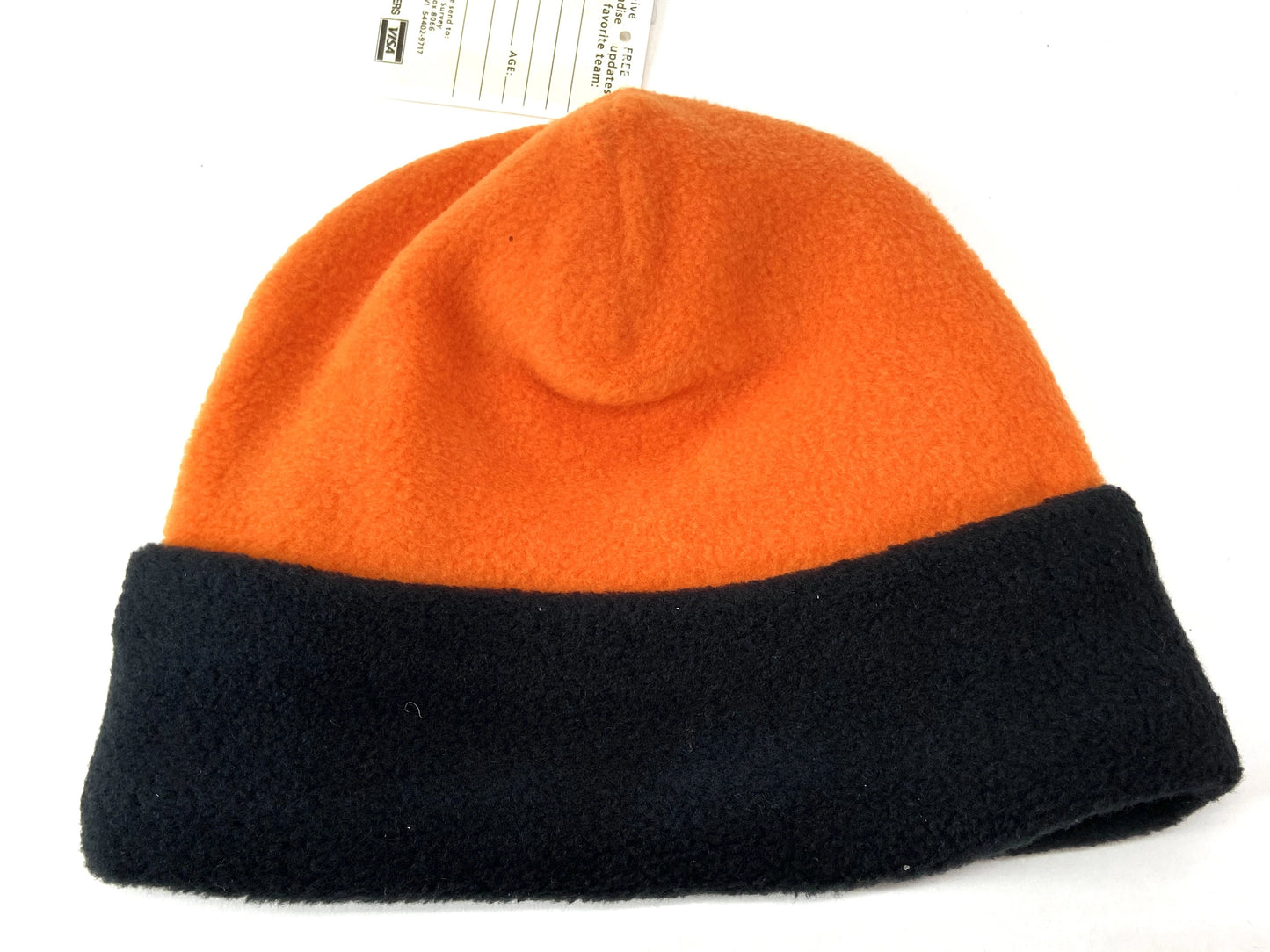 Cincinnati Bengals Vintage NFL Adult and Youth Fleece Logo Knit Hat By Drew Pearson