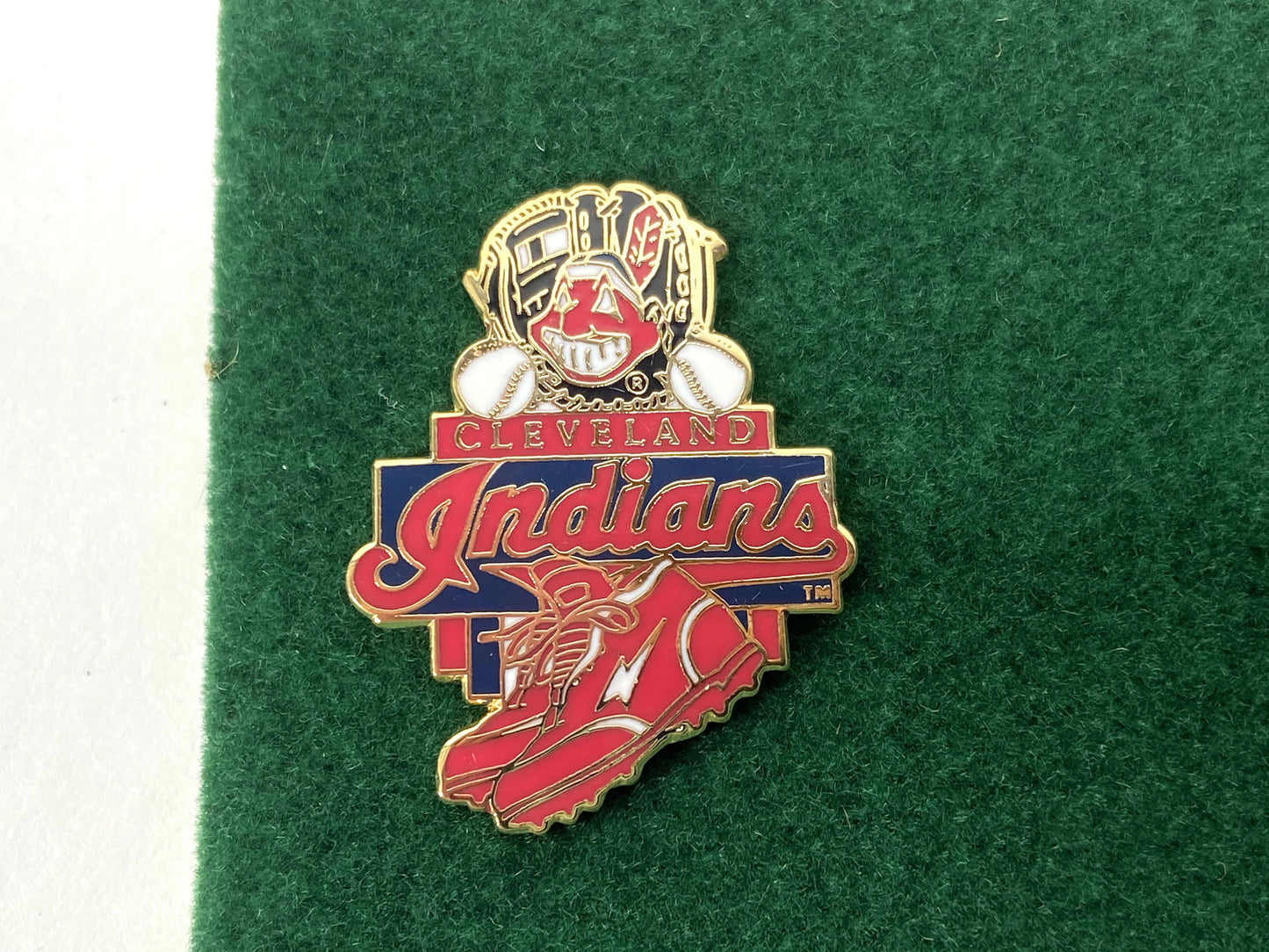 Cleveland Indians Vintage MLB 5-Piece Pin Set by Peter David