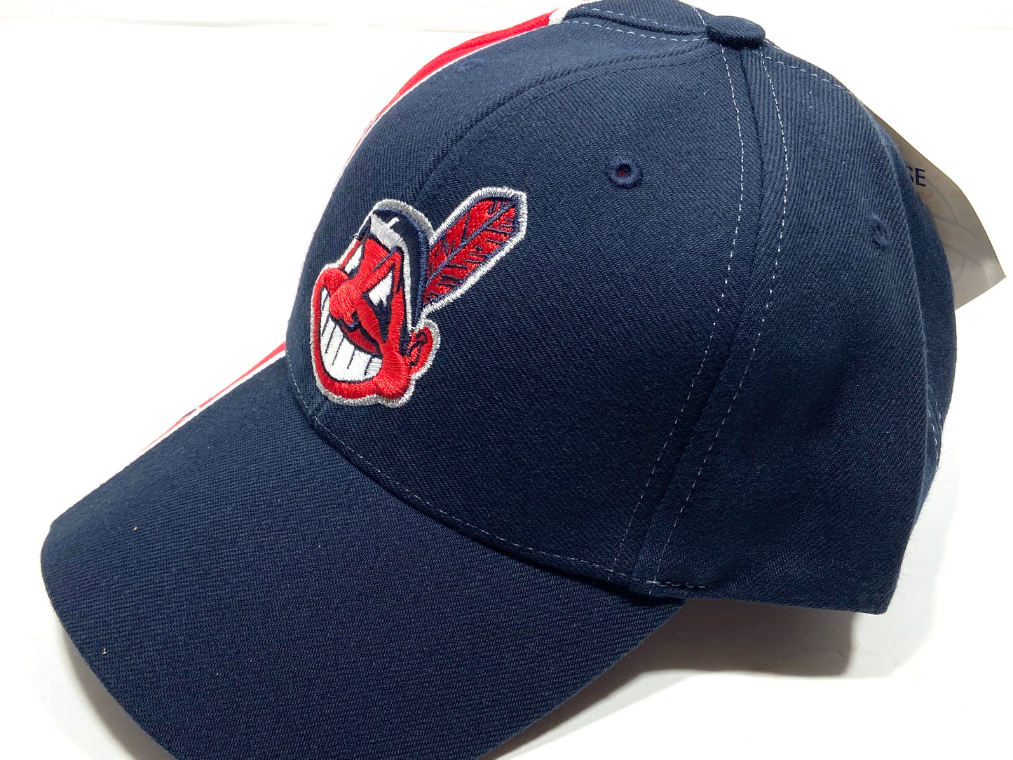 Cleveland Indians Vintage MLB Two-Tone 15% Wool Wahoo Hat By Twins Enterprise