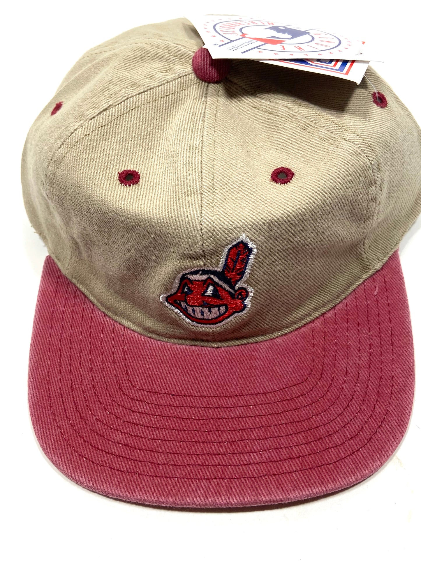 Cleveland Indians Vintage MLB Cotton Wahoo Hat by Logo 7