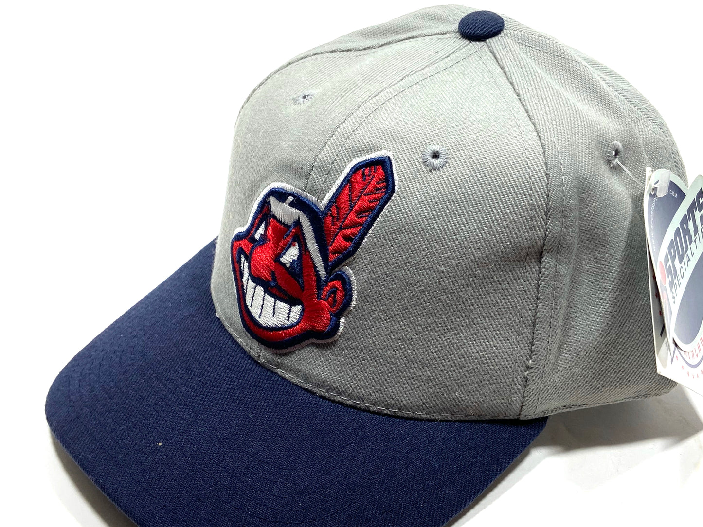 Cleveland Indians Vintage MLB Gray 20% Wool Cap by Sports Specialties