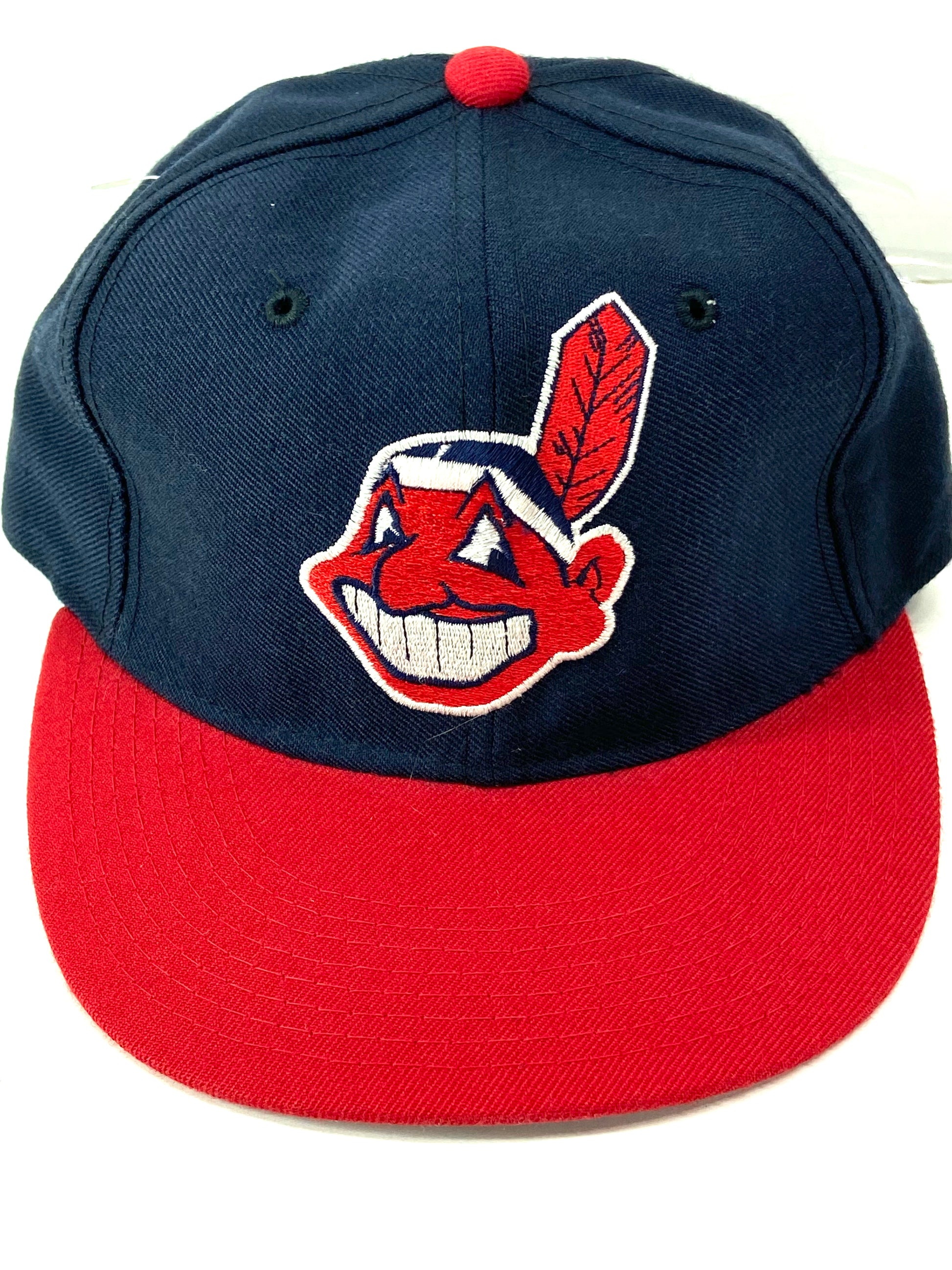 Wool Blend Fitted Old Cleveland Indians 1948 Style Wahoo Golf Hat Cap 7 3/8