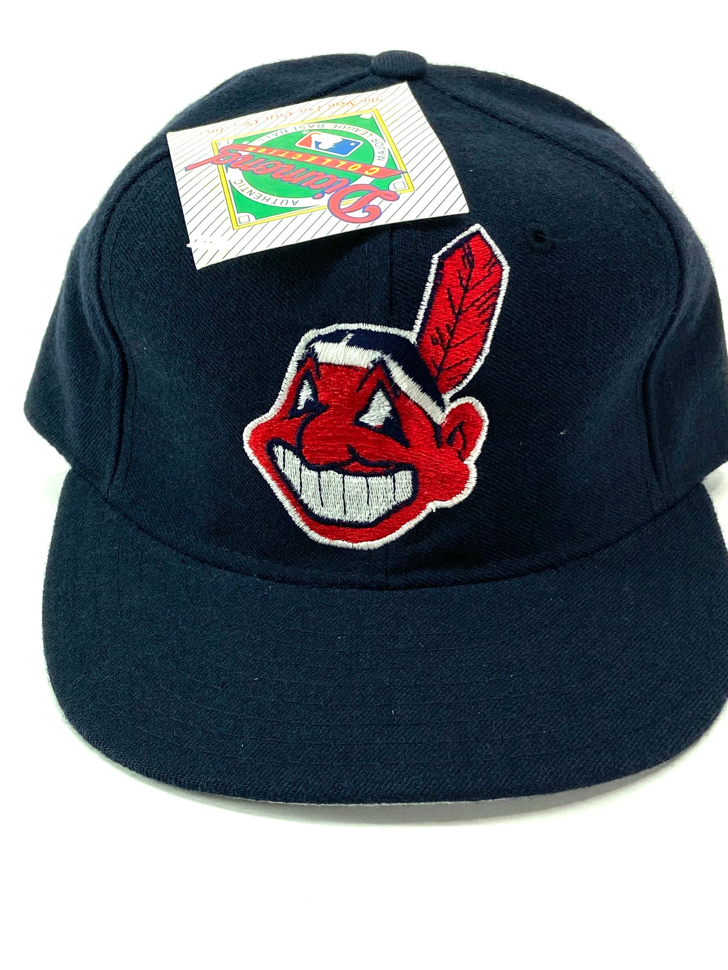 Cleveland Indians Vintage MLB Fitted 100% Wool Hat By New Era