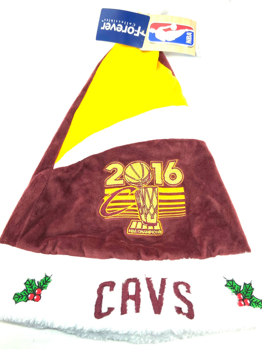 Cleveland Cavaliers 2016 NBA Champs Logo NOS Santa Hat by Forever Collectibles