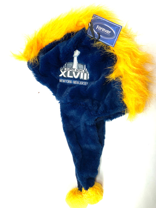 Super Bowl XLVIII (48) NFL Commemorative Mohawk Dangle Hat by Forever Collectibles