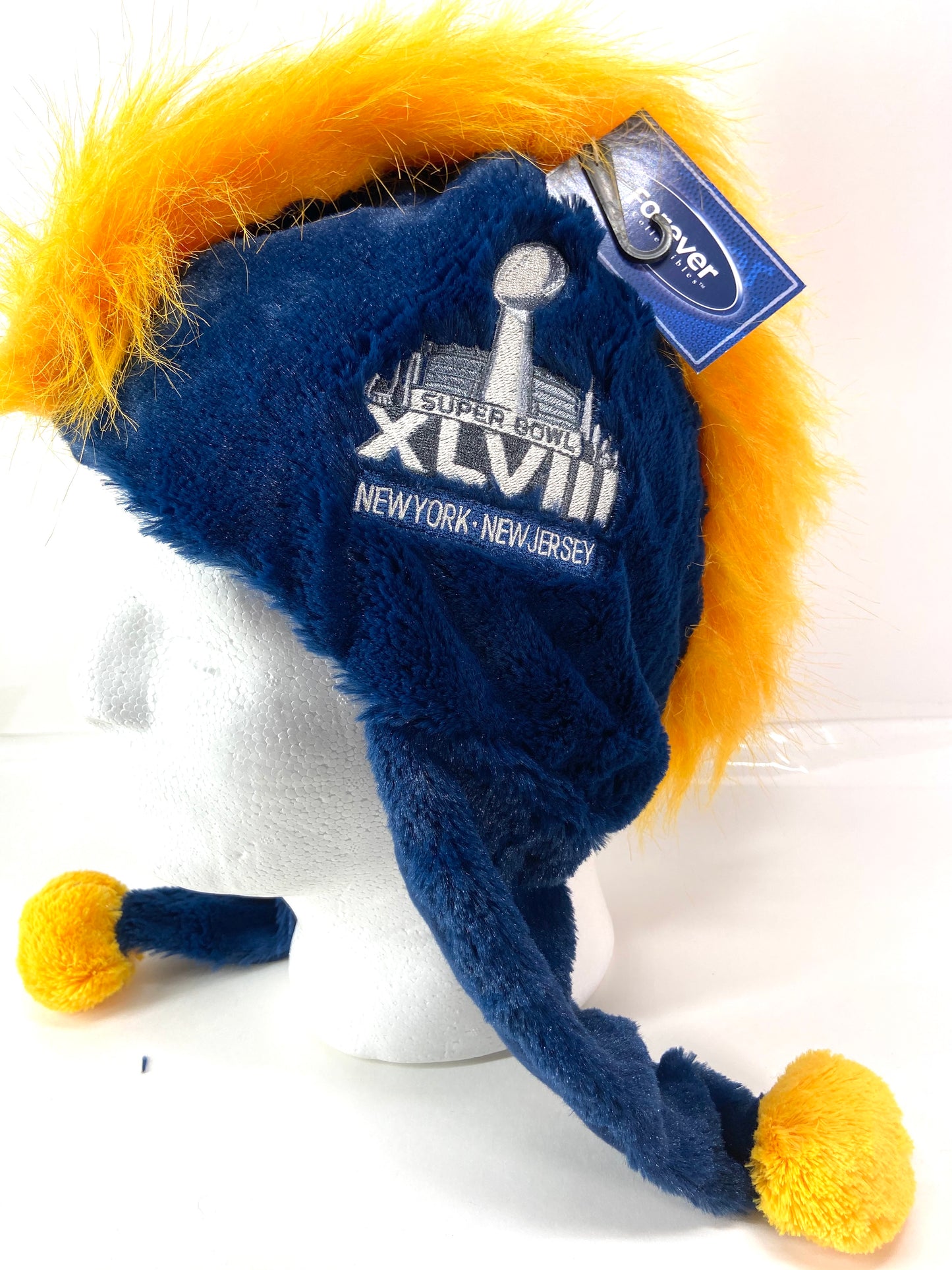 Super Bowl XLVIII (48) NFL Commemorative Mohawk Dangle Hat by Forever Collectibles