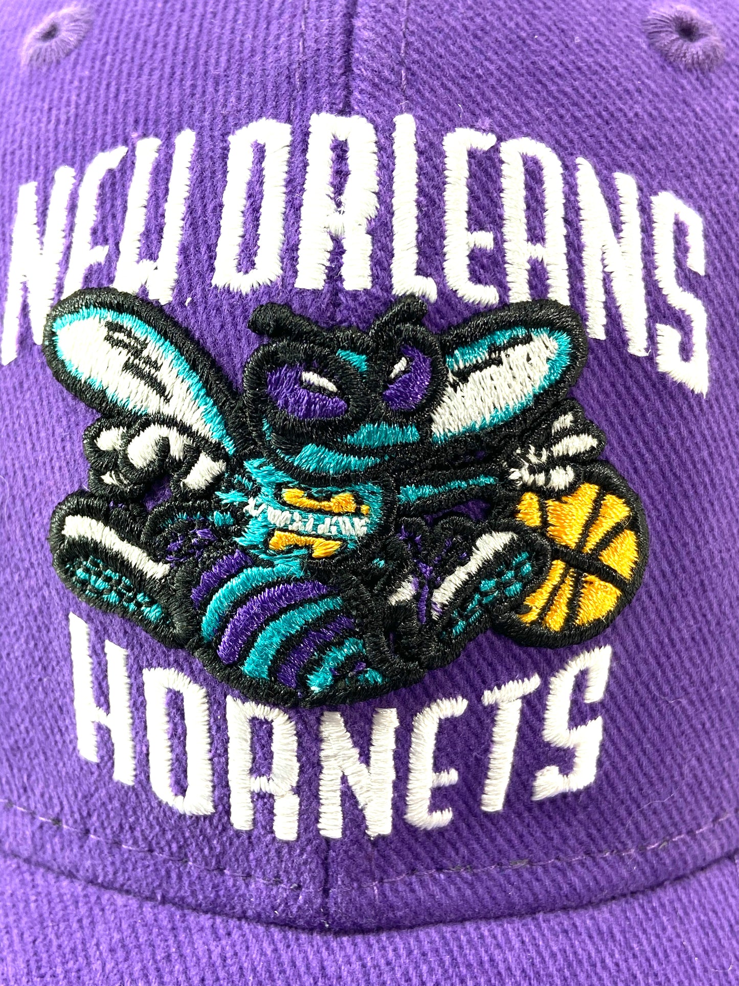 New Orleans Hornets 2007 NBA Purple Cotton Logo Cap