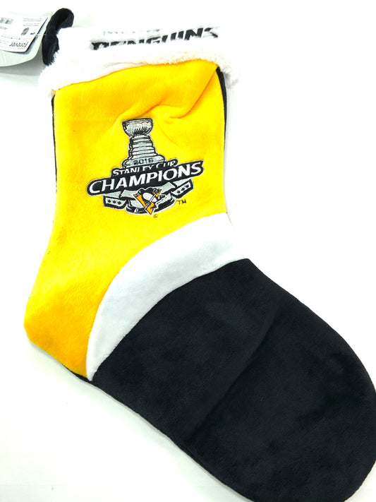 Pittsburgh Penguins 2016 NHL Champions NOS Christmas Stocking by Forever Collectibles