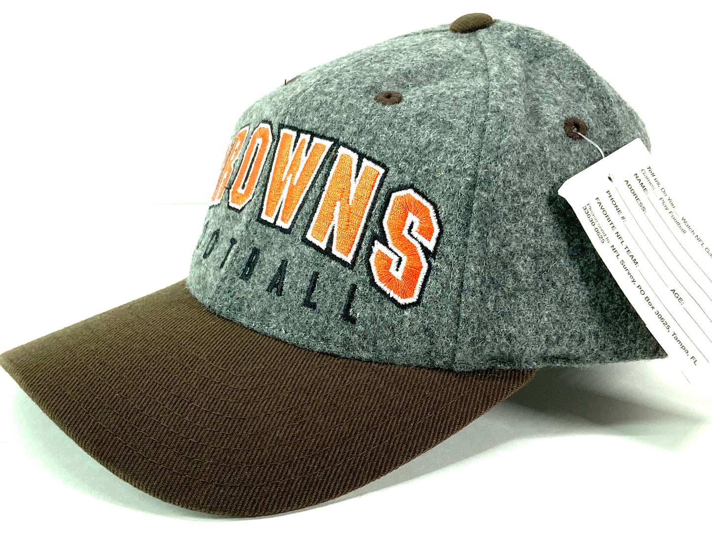 Cleveland Browns Vintage NFL Gray 30% Wool Cap by Annco