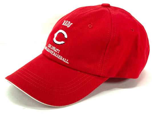 Cincinnati Reds Vintage MLB Team Color Unstructured Ball Cap By Logo Athletic