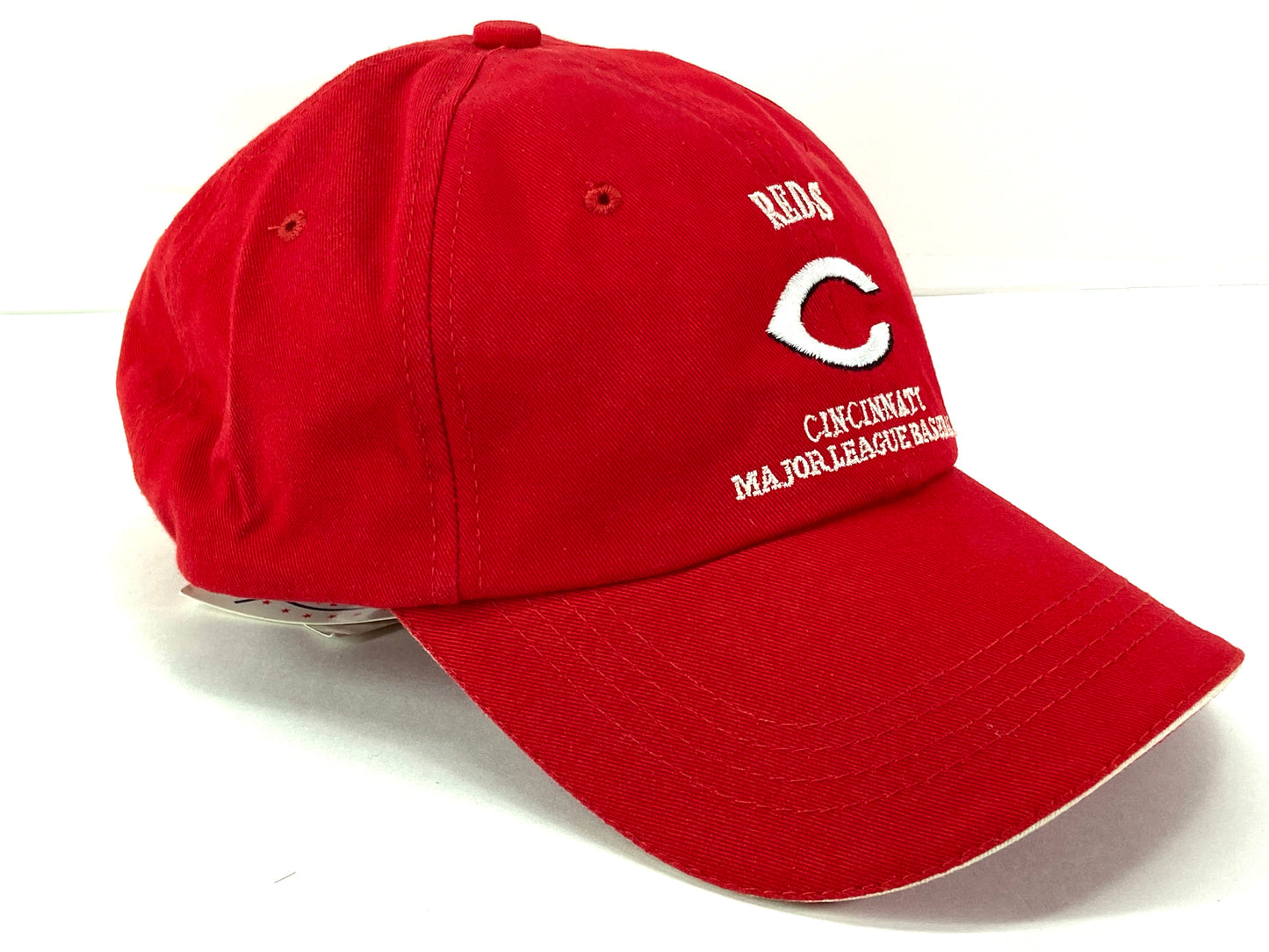 Cincinnati Reds Vintage MLB Team Color Unstructured Ball Cap by Logo Athletic