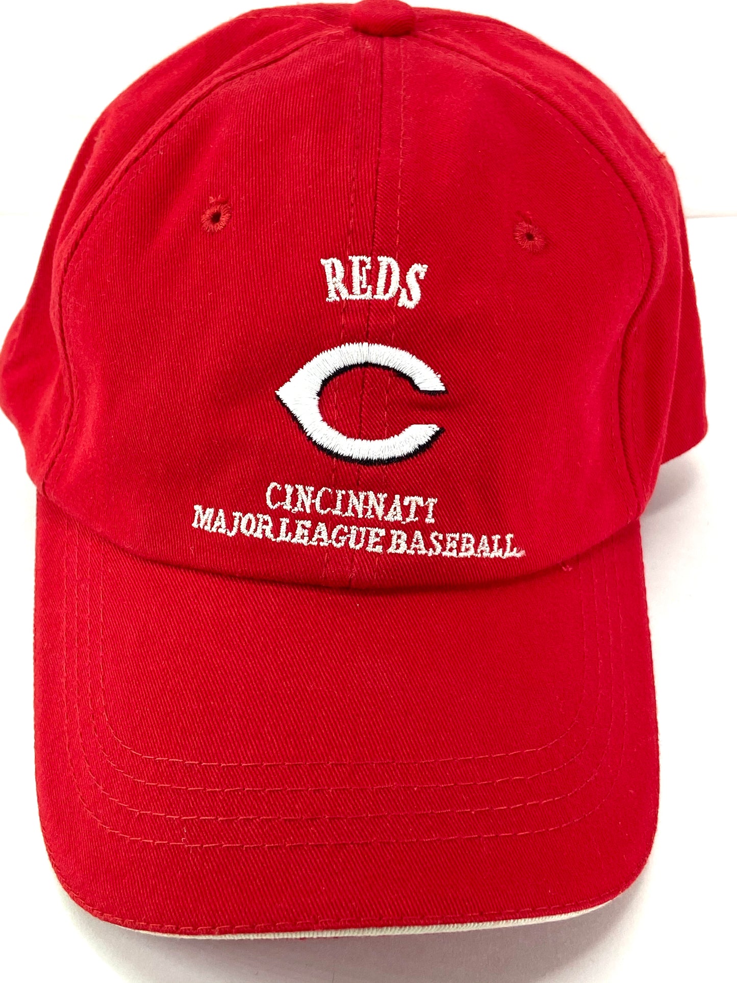 Cincinnati Reds Vintage MLB Team Color Unstructured Ball Cap By Logo Athletic