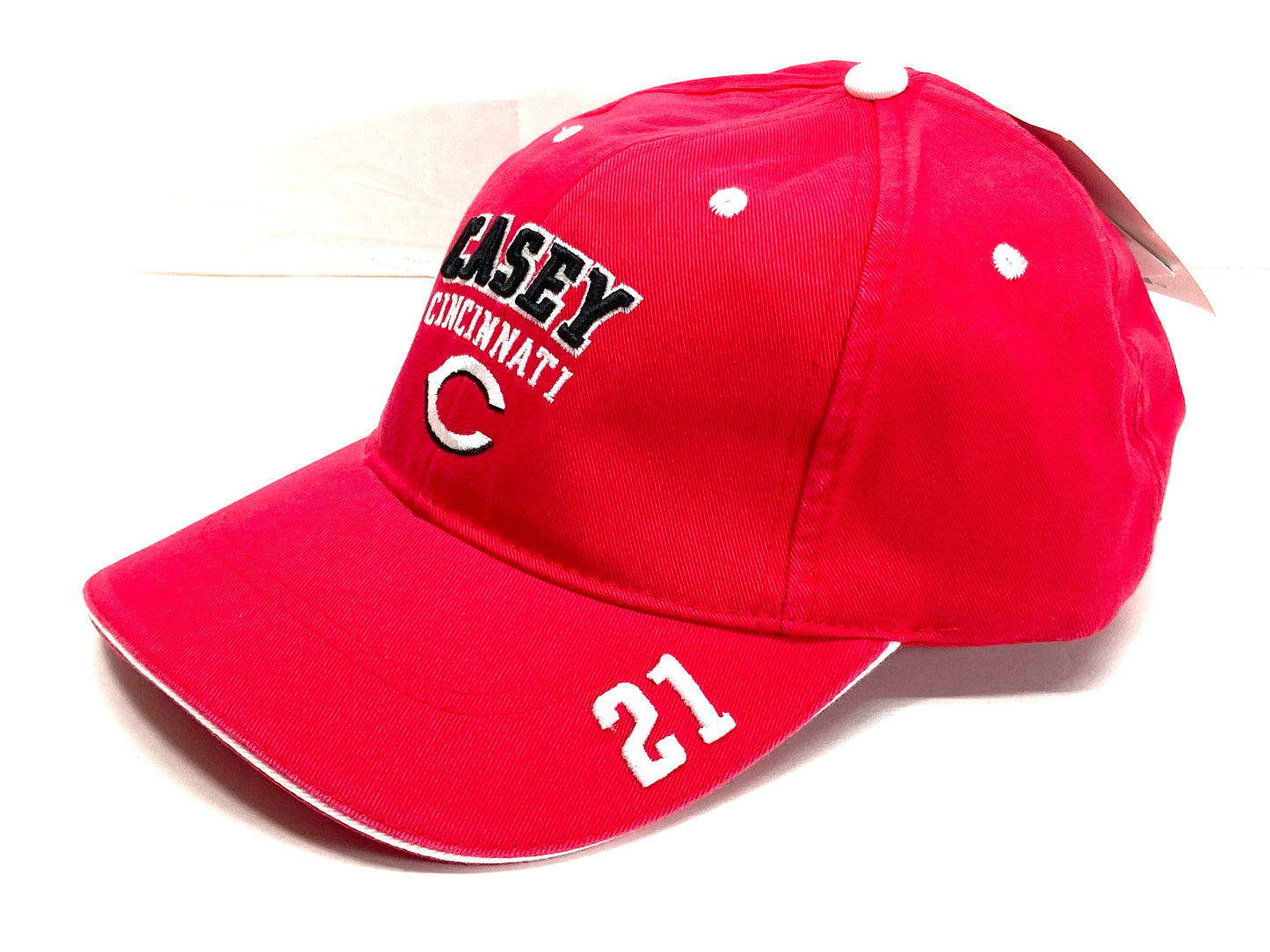 Cincinnati Reds Vintage 2000 MLB Sean Casey #21 Cap By Drew Pearson Marketing