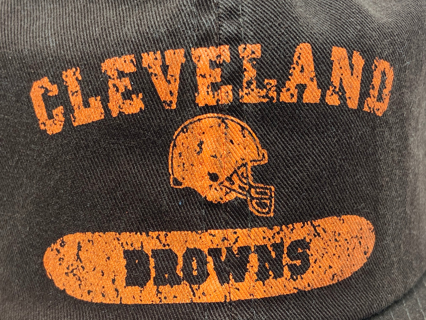 Cleveland Browns Vintage NFL "Aged" Unstructured Brown Cap By American Needle