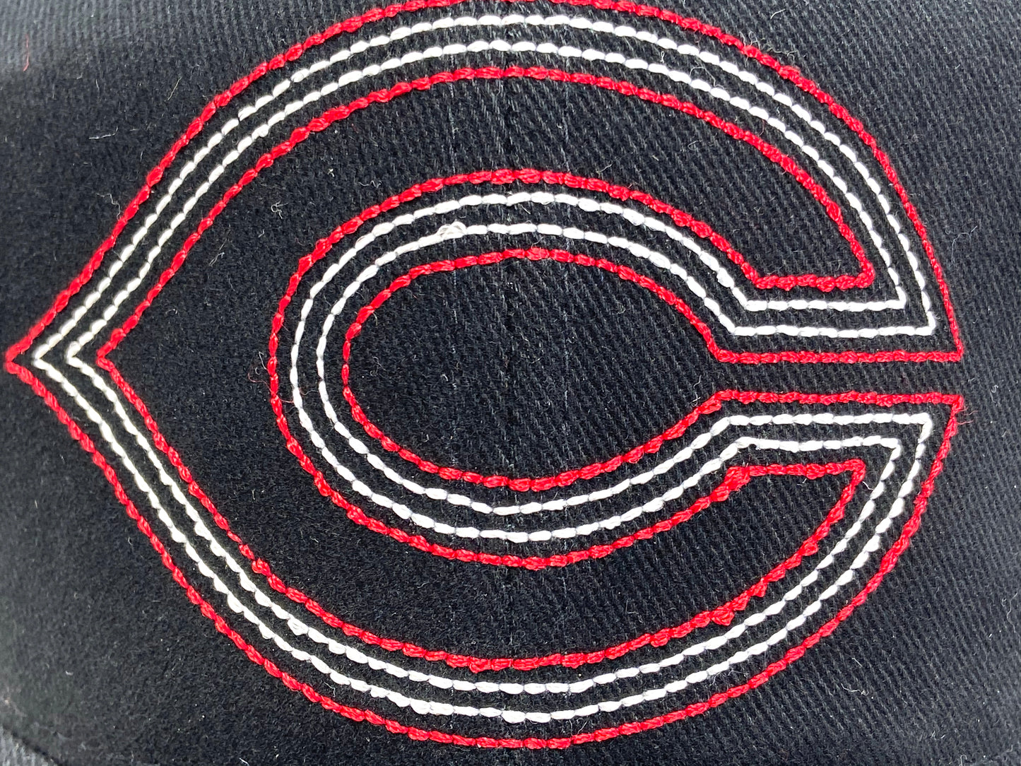 Cincinnati Reds Vintage MLB Black "Stitched Logo 'C' NOS Cap By American Needle
