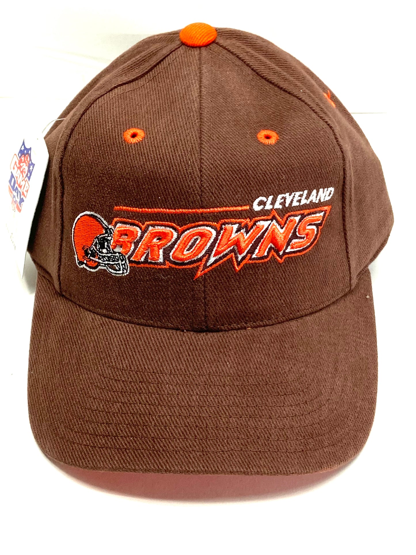 Cleveland Browns Vintage Late 90's NFL "3-D Browns" Cap By Logo Athletic