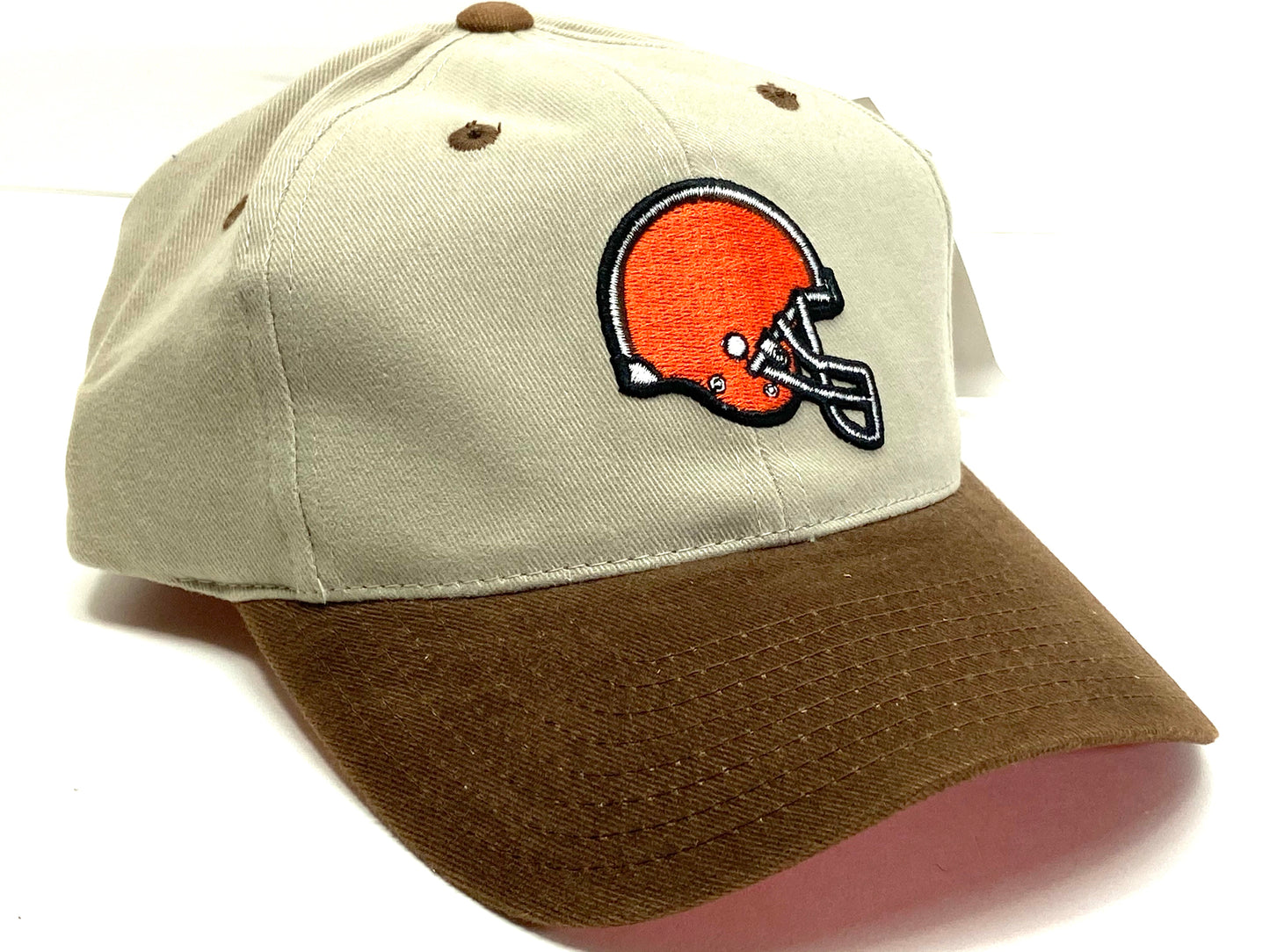 Cleveland Browns Vintage NFL Khaki Cotton Logo Cap by Annco