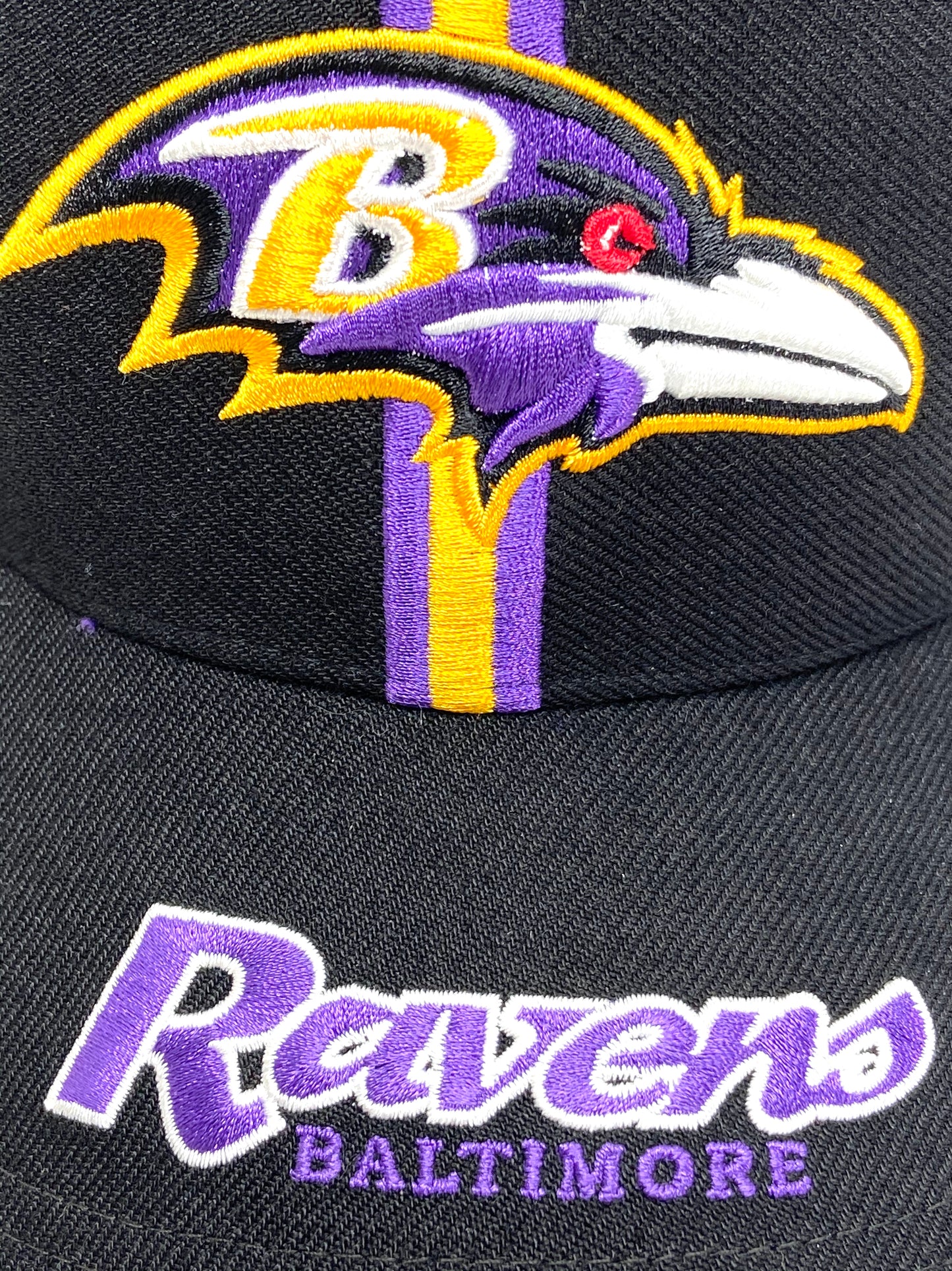 Baltimore Ravens Vintage NFL Purple 15% Wool 3-D Logo Cap by Twins Ent.