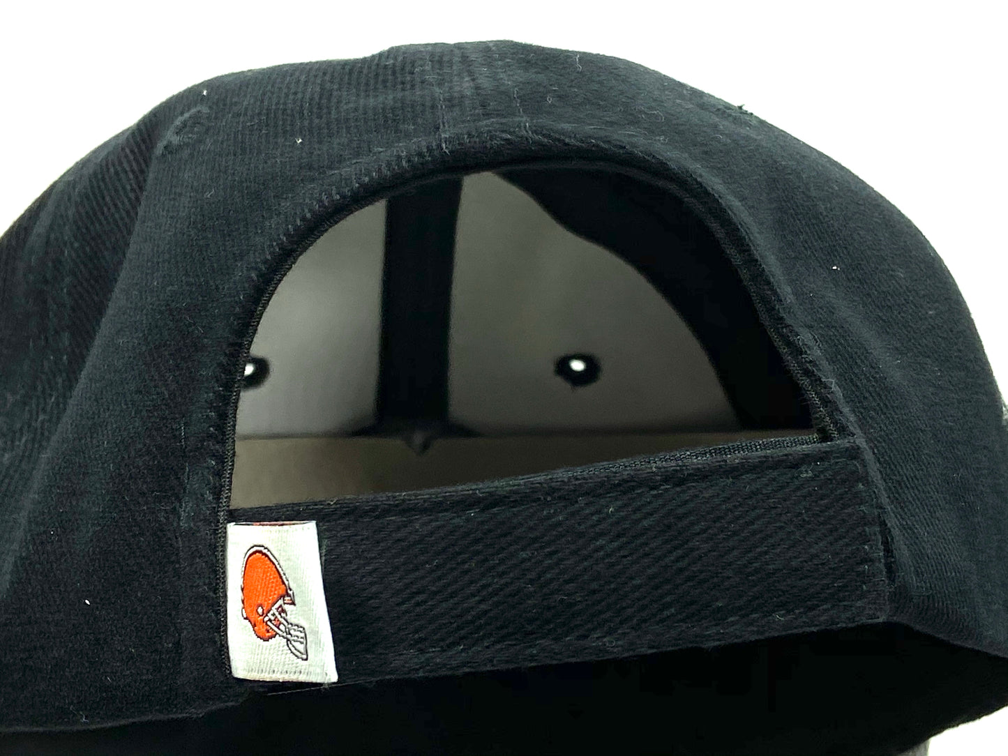 Cleveland Browns Vintage NFL Black Circle Logo Cap by American Needle