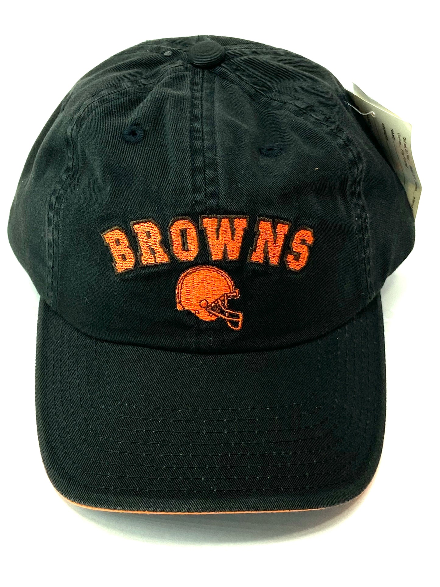Cleveland Browns Vintage NFL Unstructured Black Logo Cap by American Needle