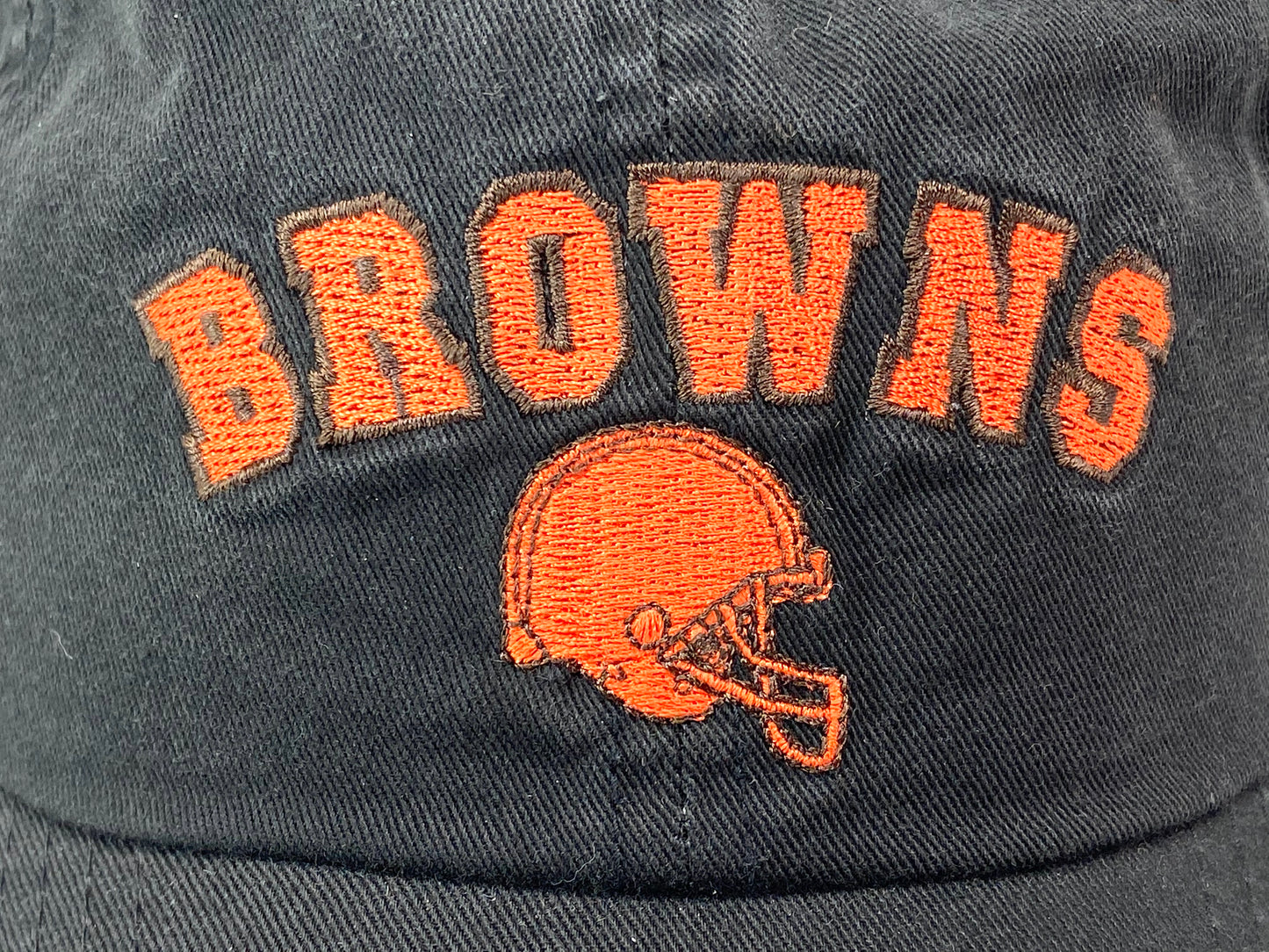 Cleveland Browns Vintage NFL Unstructured Black Logo Cap by American Needle