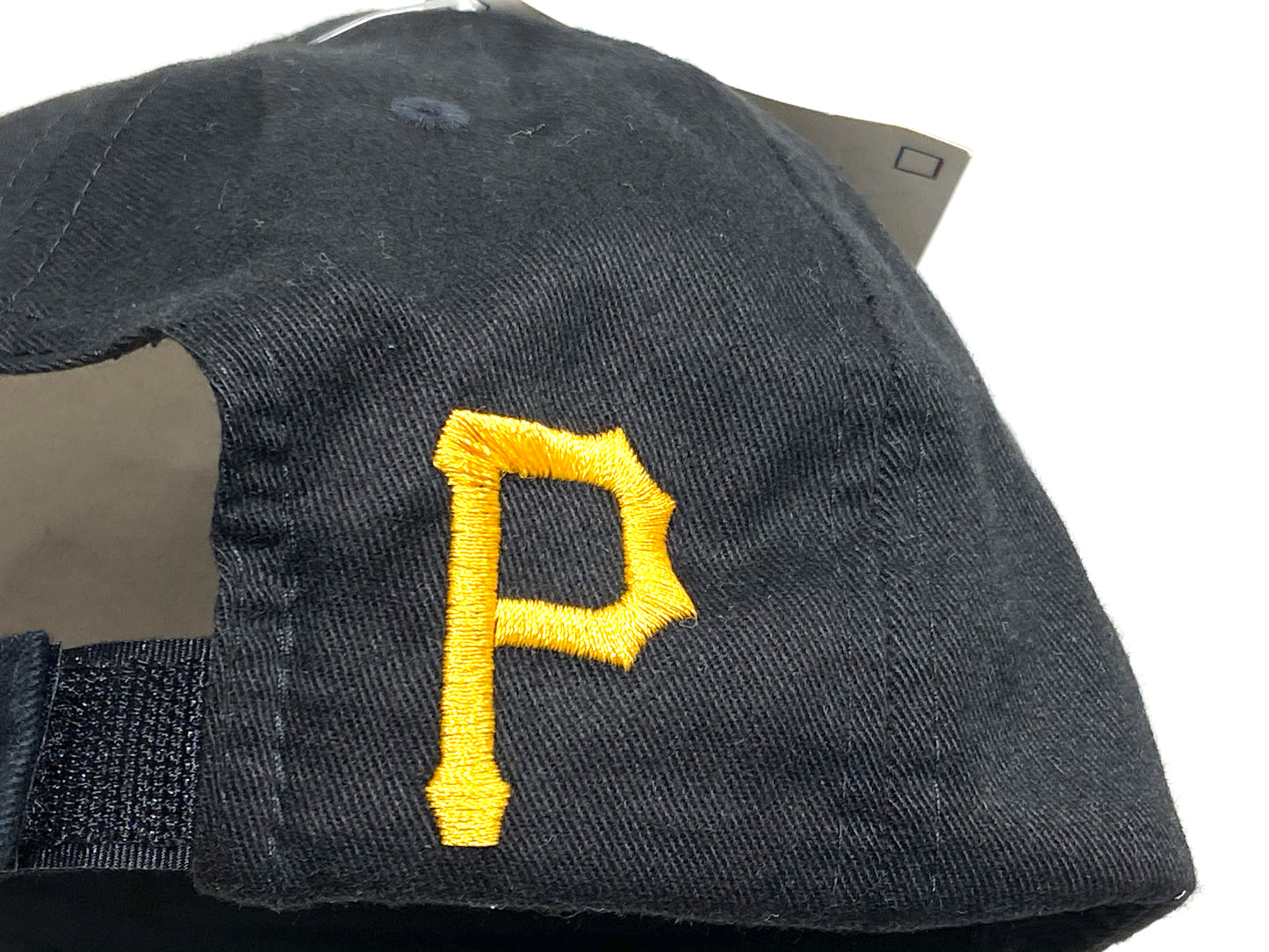 Pittsburgh Pirates NOS Vintage MLB Black Cotton Cap by Drew Pearson Marketing