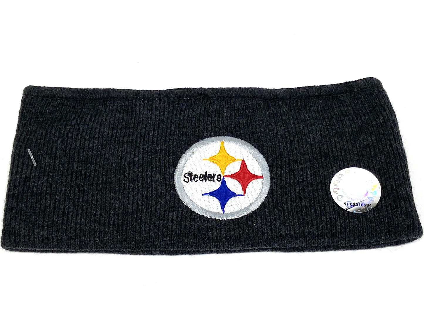 Pittsburgh Steelers Vintage NFL Dark Gray Headband NOS By Rossmor Industries