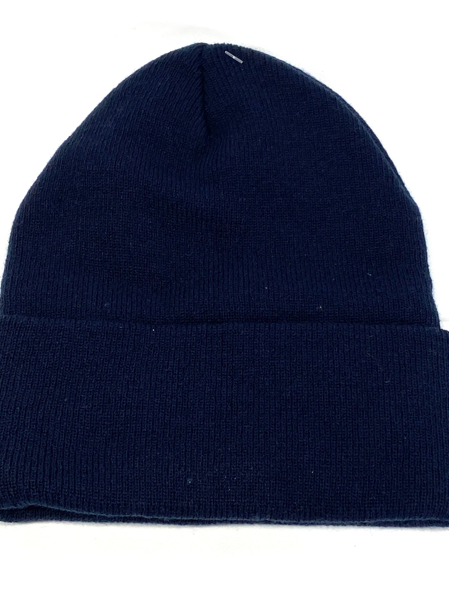New England Patriots Vintage NFL Cuffed Blue Knit Logo Hat by G Knit Cap Company