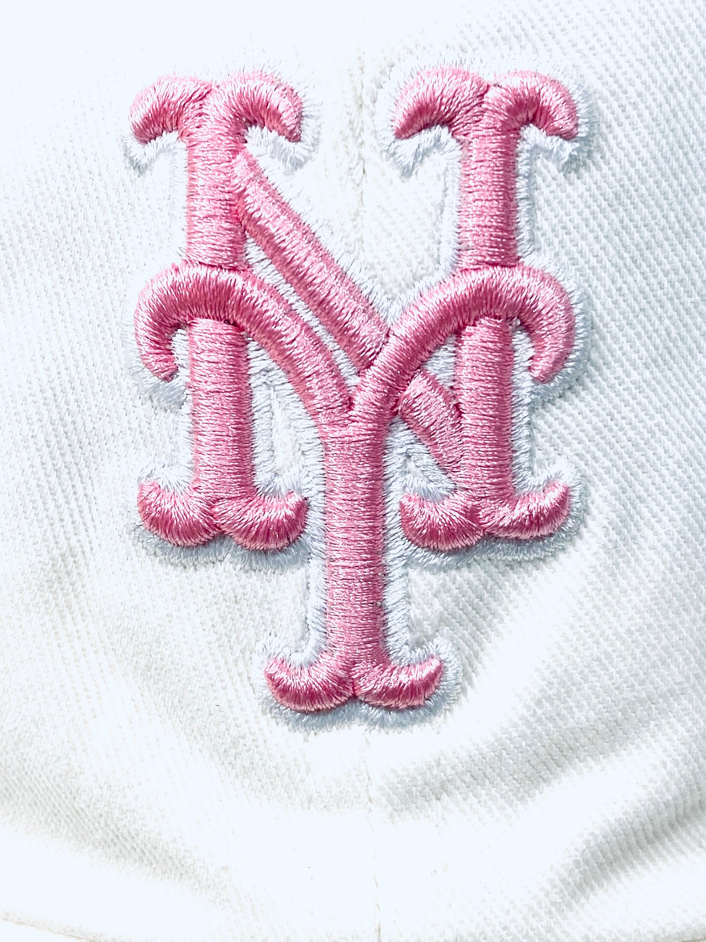 New York Mets Vintage MLB Women's White Logo Cap NOS By Twins Enterprise