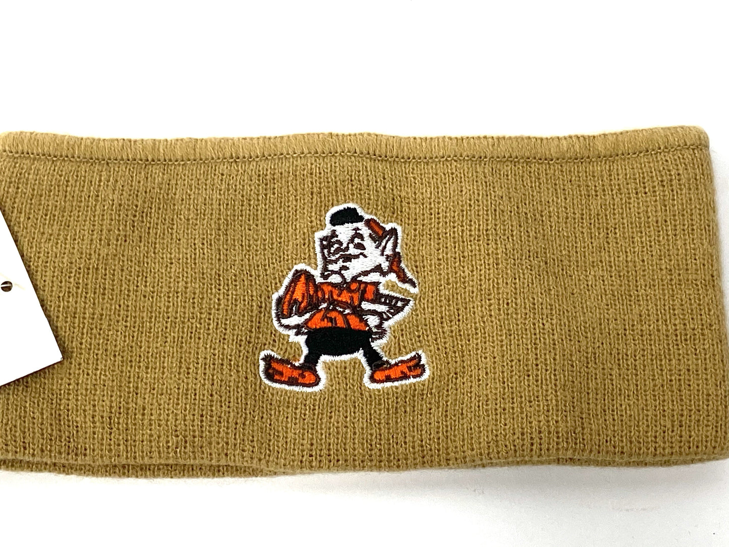 Cleveland Browns Vintage NFL Tan Elf Headband by Rossmor Industries