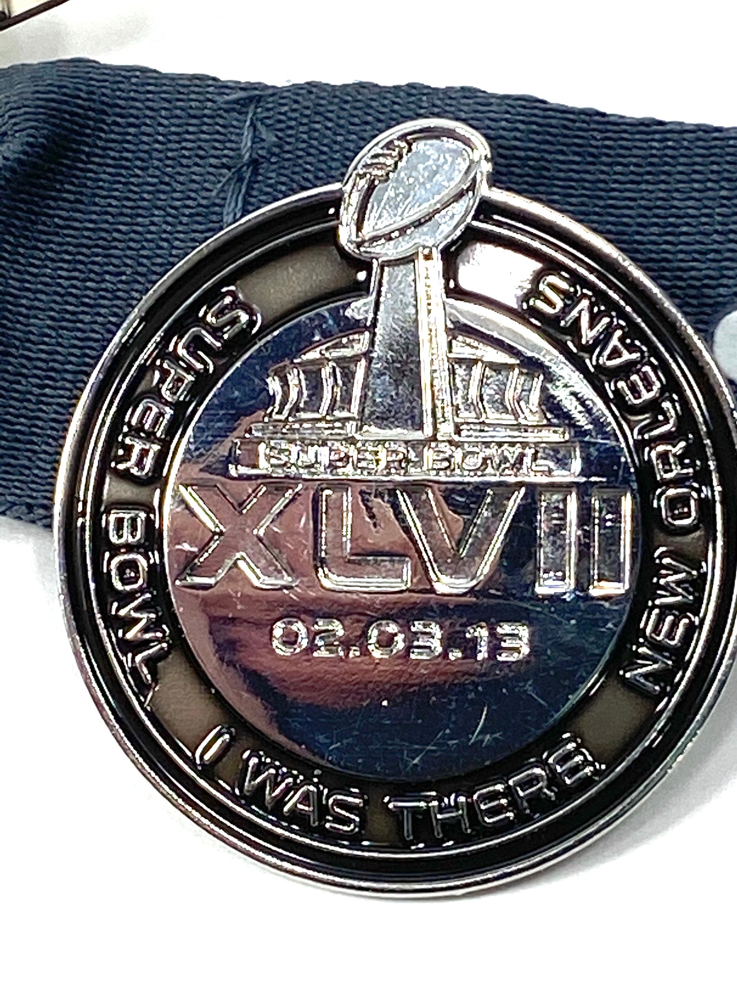 Super Bowl XLVII (47) Collectible Lanyard/Pin/Ticket Holder NOS By Pro Specialties Group