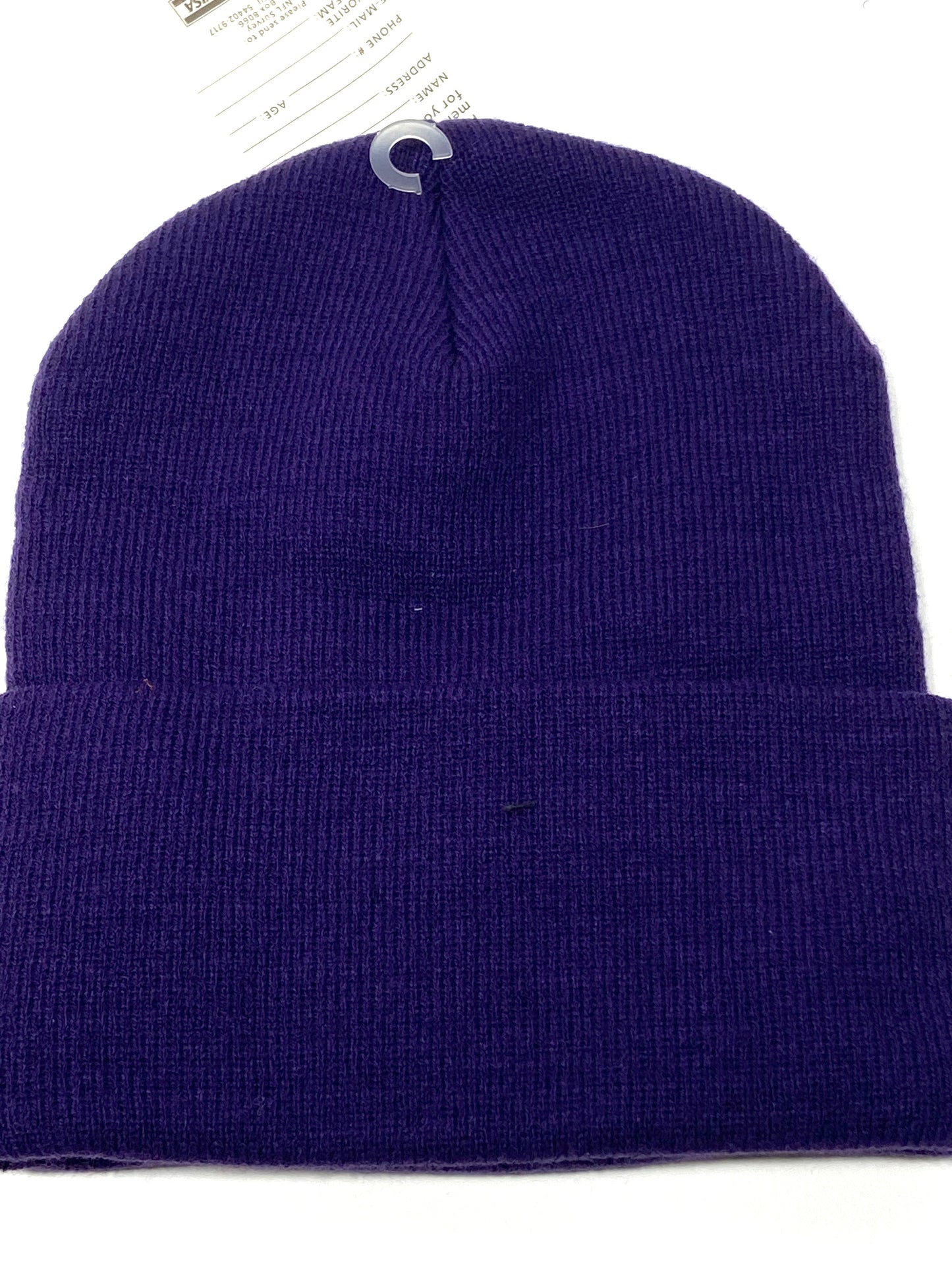Baltimore Ravens Vintage NFL Purple Cuffed Logo Knit Hat by Rossmor Industries