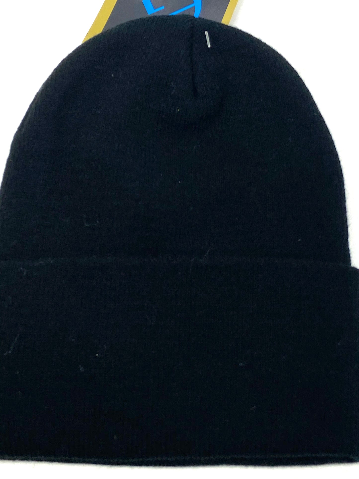 New York Jets Vintage NFL Black Cuffed Logo Knit Hat NOS By G Knit Cap Company